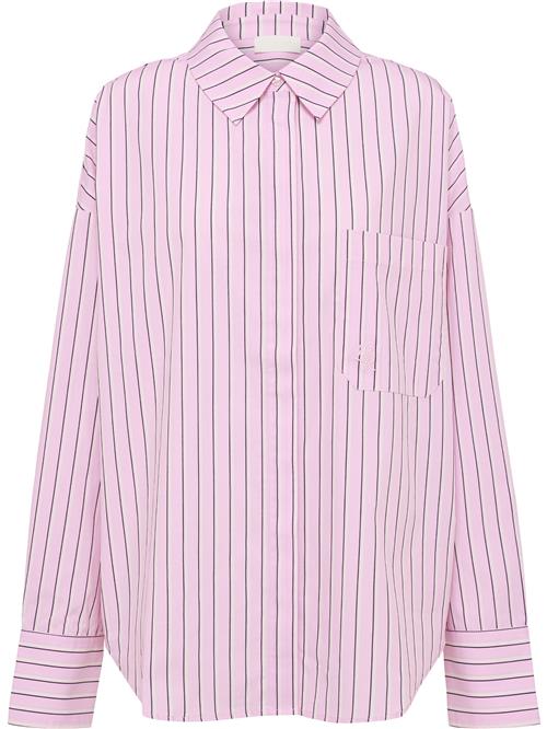 Se LeGer by Lena Gercke Bluse 'Farine'  indigo / lyserød / hvid ved About You
