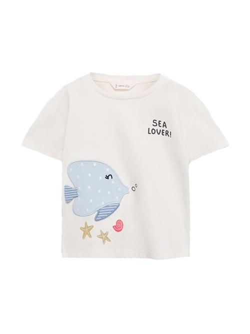 MANGO KIDS Bluser & t-shirts 'LOVER'  sand / lyseblå / grenadine / offwhite