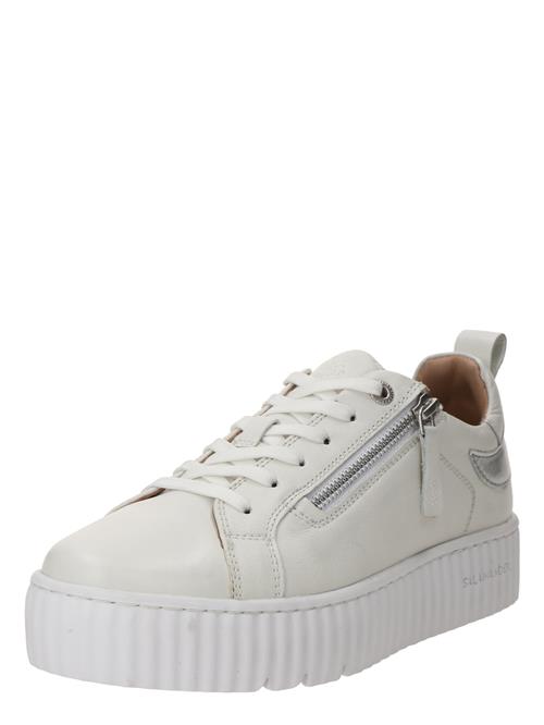 Se SALAMANDER Sneaker low  sølv / hvid ved About You