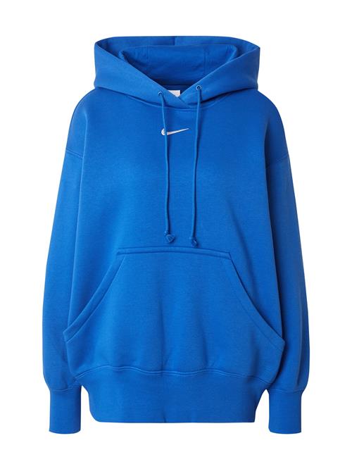 Nike Sportswear Sweatshirt 'Phoenix Fleece'  blå / hvid