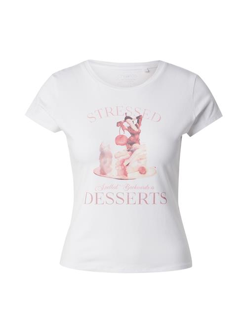GUESS Shirts 'VINTAGE GIRL'  pink / hvid