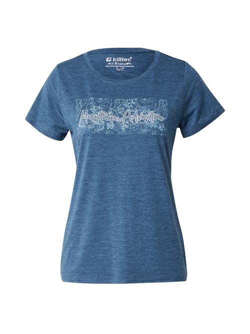 KILLTEC Funktionsbluse 'KOS 105'  blå / aqua / hvid