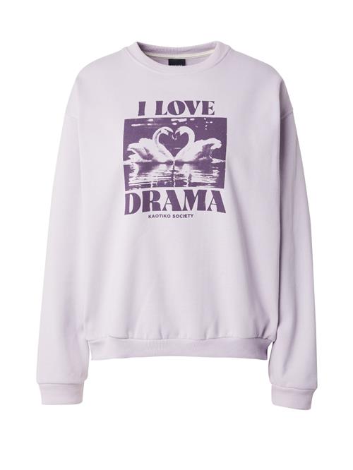 Kaotiko Sweatshirt 'SWANS'  lilla