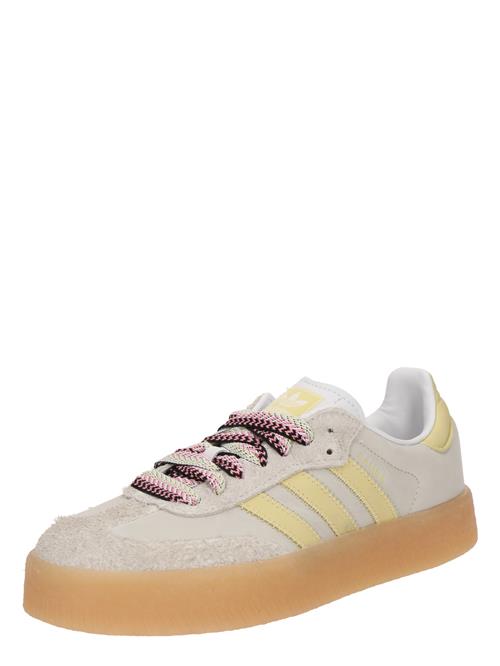 ADIDAS ORIGINALS Sneaker low 'SAMBAE'  ecru / gul / hvid