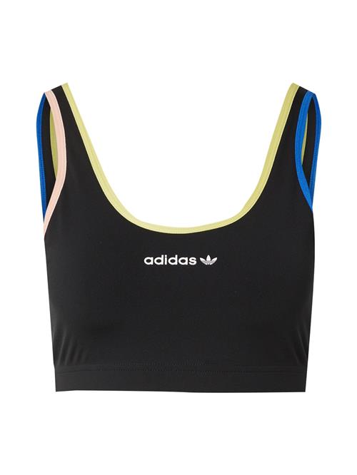 ADIDAS ORIGINALS Sports-BH  blå / gul / sort / hvid