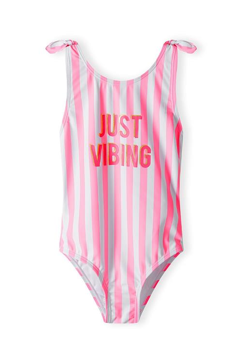 MINOTI Badedragt  lys pink / rød / offwhite