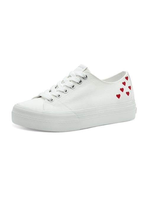 Tamaris Sneaker low  brandrød / hvid