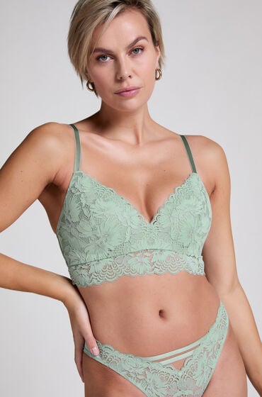 Hunkemöller Formstøbt bh uden bøjle Andrea grøn