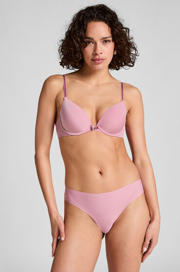 Hunkemöller Usynlig brasiliansk trusse Lace Back Lyserød