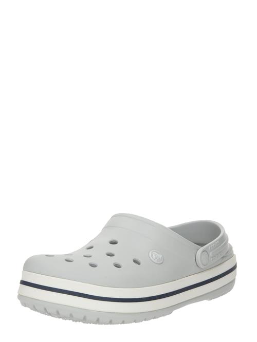 Crocs Træsko 'Crocband'  lysegrå / sort / hvid