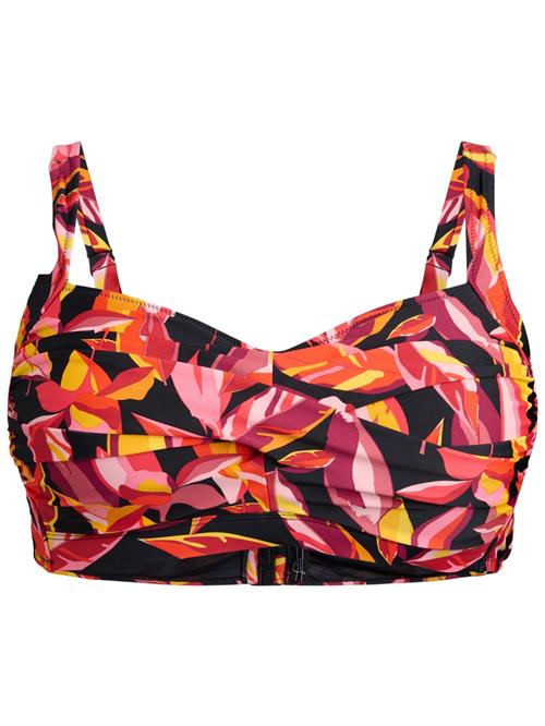 Swim by Zizzi Bikinioverdel 'Stella'  orange / rød / sort
