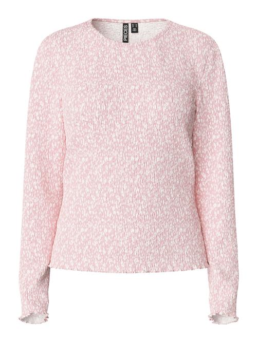 PIECES Shirts 'PCFlora'  lyserød / hvid