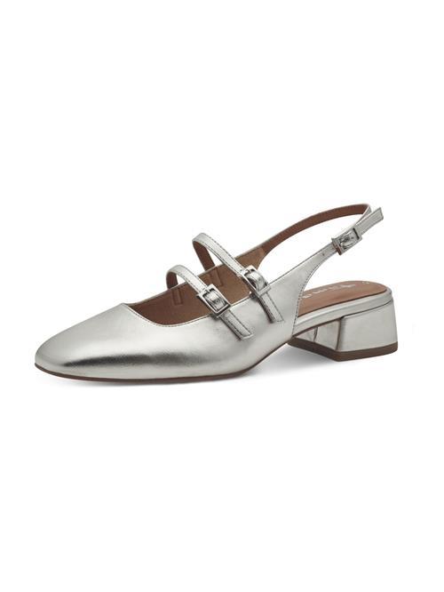 Tamaris Slingpumps  sølv