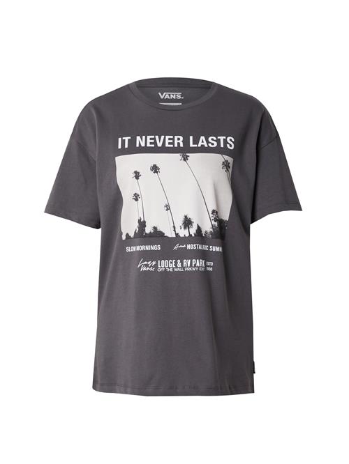 VANS Oversized bluse 'NEVERLASTING'  antracit / hvid