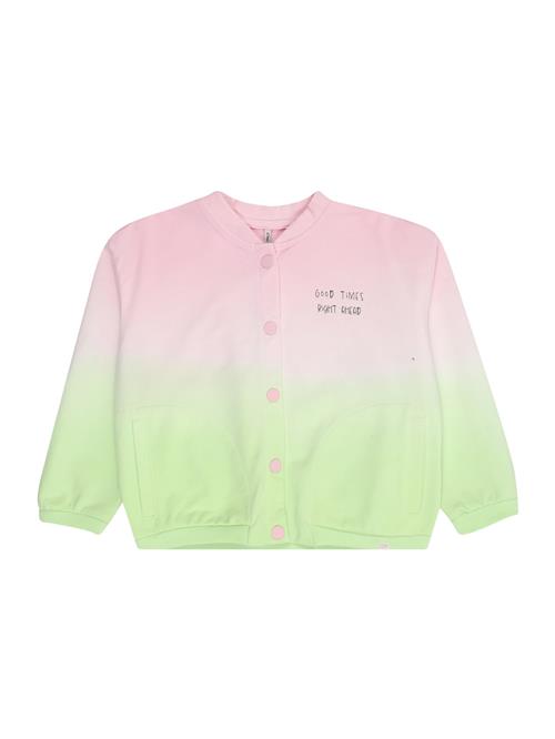 Only Mini Sweatjakke 'KMGFRIKA'  lime / lyserød