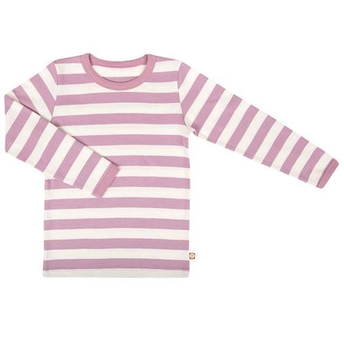 Katvig Stribet Langærmet T-shirt Lyserød 128 cm  Lyserød  128 cm  Unisex