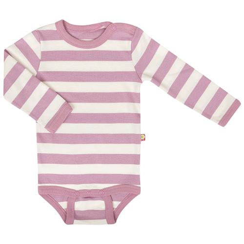 Katvig Stribet Babybody Lyserød 80 cm  Lyserød  80 cm  Unisex