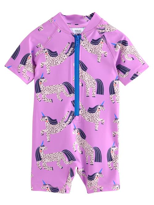 Next UV-beskyttelse  lysebeige / navy / lilla