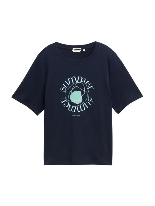 TOM TAILOR Shirts  lyseblå / mørkeblå