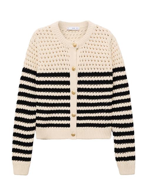 MANGO Cardigan 'Oliva'  marin / hvid