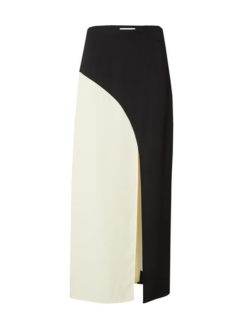 EDITED Nederdel 'Tessa'  beige / sort