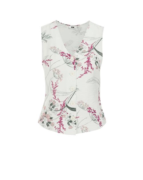 WE Fashion Bluse  blandingsfarvet / hvid