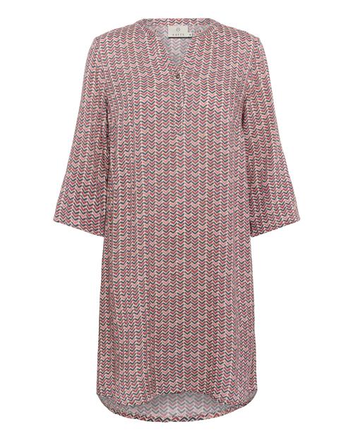 Kaffe Tunika 'Mette'  mørkeorange / lyserød / mørk pink