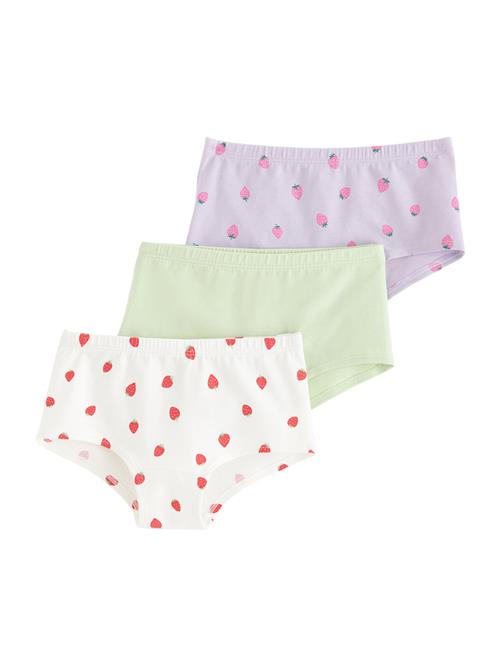 Lindex Underbukser  pastelgrøn / lilla / purpur / hvid