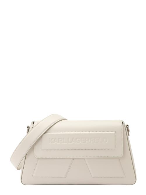 Karl Lagerfeld Skuldertaske 'Ikon'  lysegrå