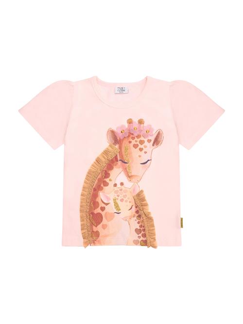 Hust & Claire Bluser & t-shirts 'Alma'  beige / brun / guld / lyserød
