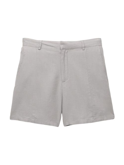 Pull&Bear Lærredsbukser  grå
