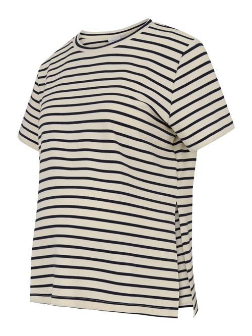 MAMALICIOUS Shirts 'MLAmila'  creme / marin