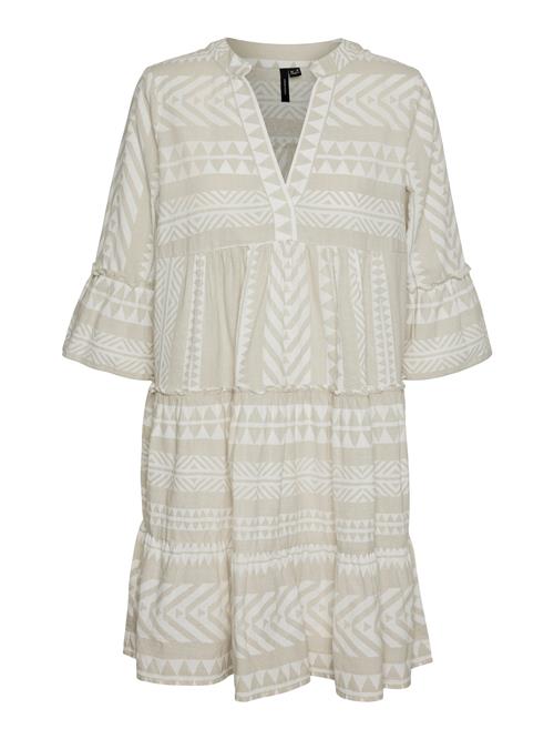 VERO MODA Tunika 'Dicthe'  beige / hvid
