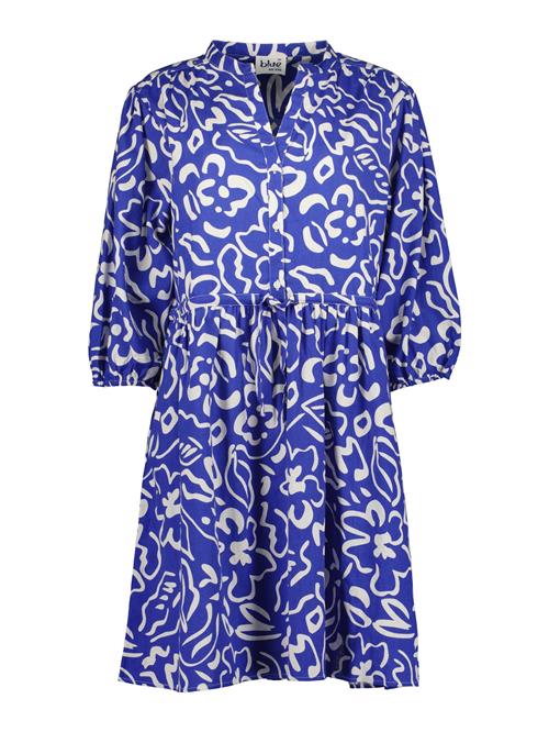 BLUE SEVEN Blusekjole  natblå / opal / hvid