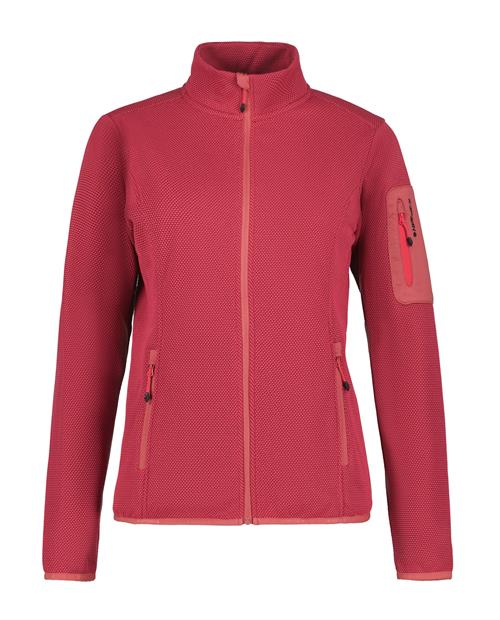 ICEPEAK Funktionsfleecejakke 'Bowersville'  rød / sort