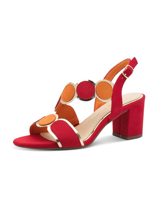 MARCO TOZZI Sandaler  guld / orange / rød