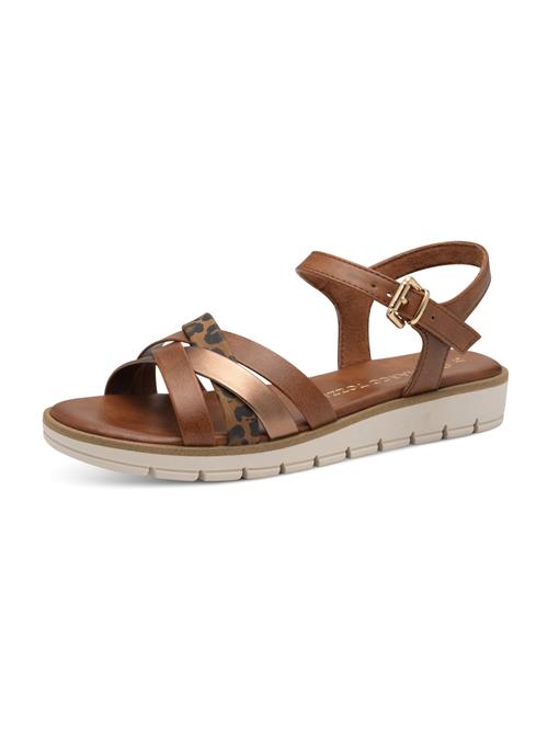 MARCO TOZZI Sandaler med rem  brun / cognac / bronze / sort