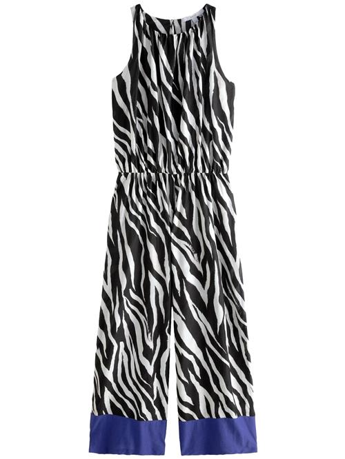 Next Jumpsuit  ecru / mørkeblå / sort