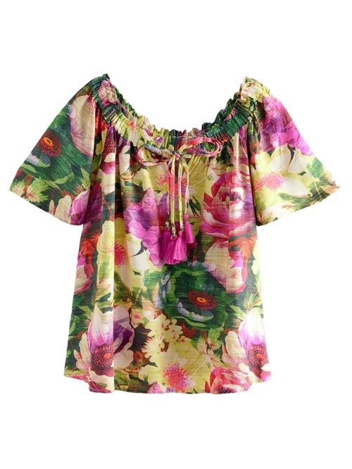 Next Bluse  gul / grøn / lilla / mørk pink