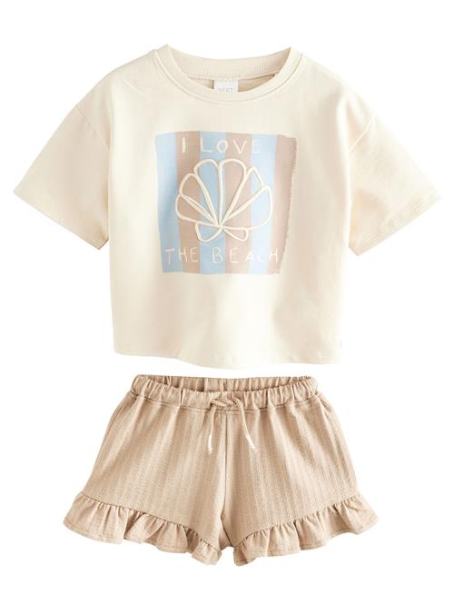 Next Sæt  beige / lysebeige / lyseblå