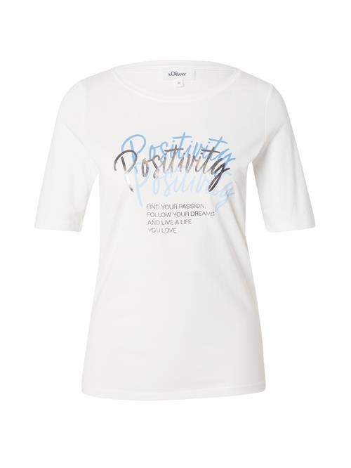 s.Oliver Shirts  creme / blå / lyseblå / sølv