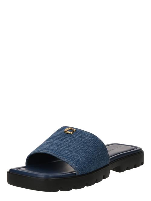 COACH Pantoletter  blue denim