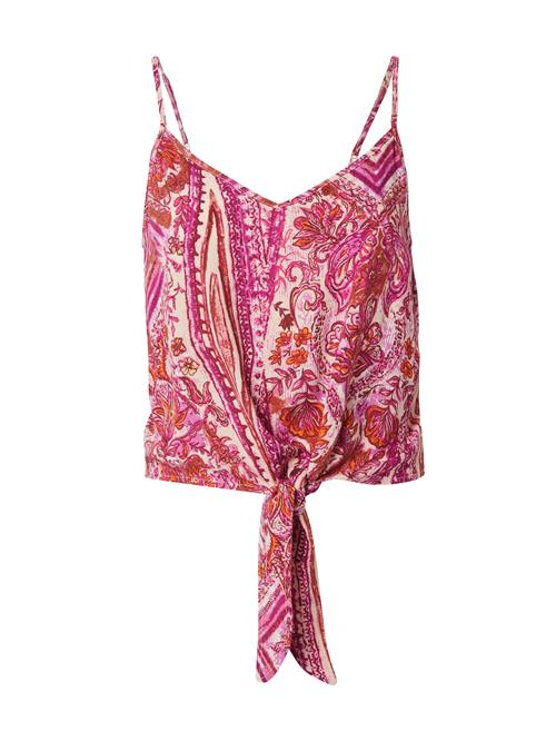 ONLY Overdel 'ONLNOVA'  mørkeorange / fuchsia / rustrød / hvid