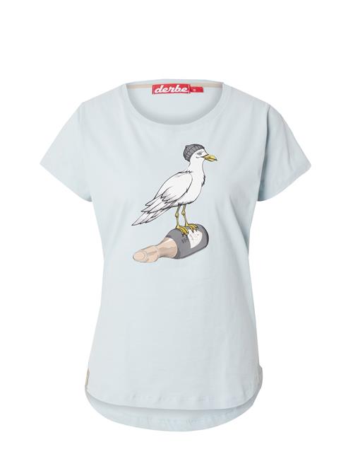 Derbe Shirts 'Sturmmöwin'  lyseblå / brun / sort / hvid