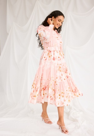 YAS Yasbilla Ls Long Dress Chintz Rose Aop:billa Aop 34