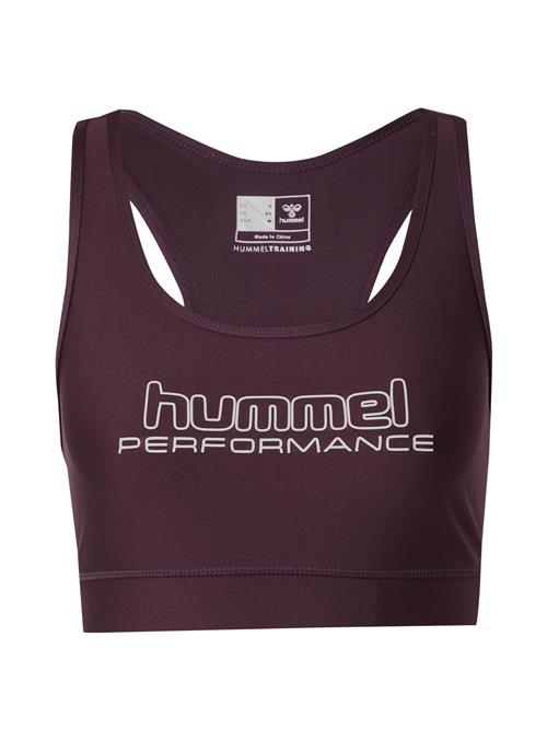 Hummel Sports-BH 'TE FUNDAMENTAL'  beige / brombær