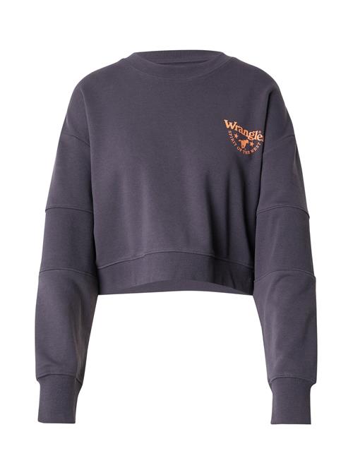 WRANGLER Sweatshirt 'PUFFY CREW SWEAT'  lyseorange / sort