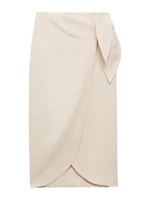 MANGO Nederdel  beige