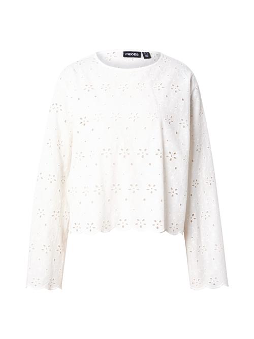 PIECES Bluse 'PCTARMORINE'  hvid