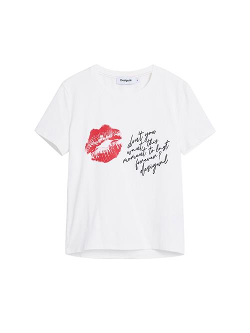Desigual Shirts 'Kiss'  rød / sort / hvid